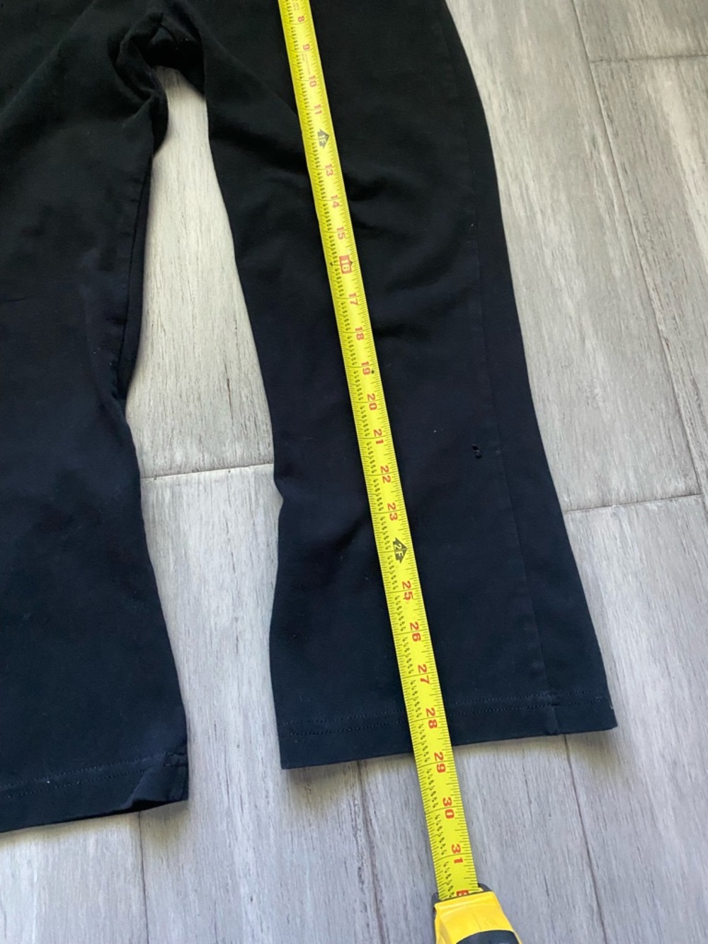 Mossimo Black Yoga Pants with Purple Waistband Accent Cotton Athletic Y2K 2000s - Picture 7 of 10
